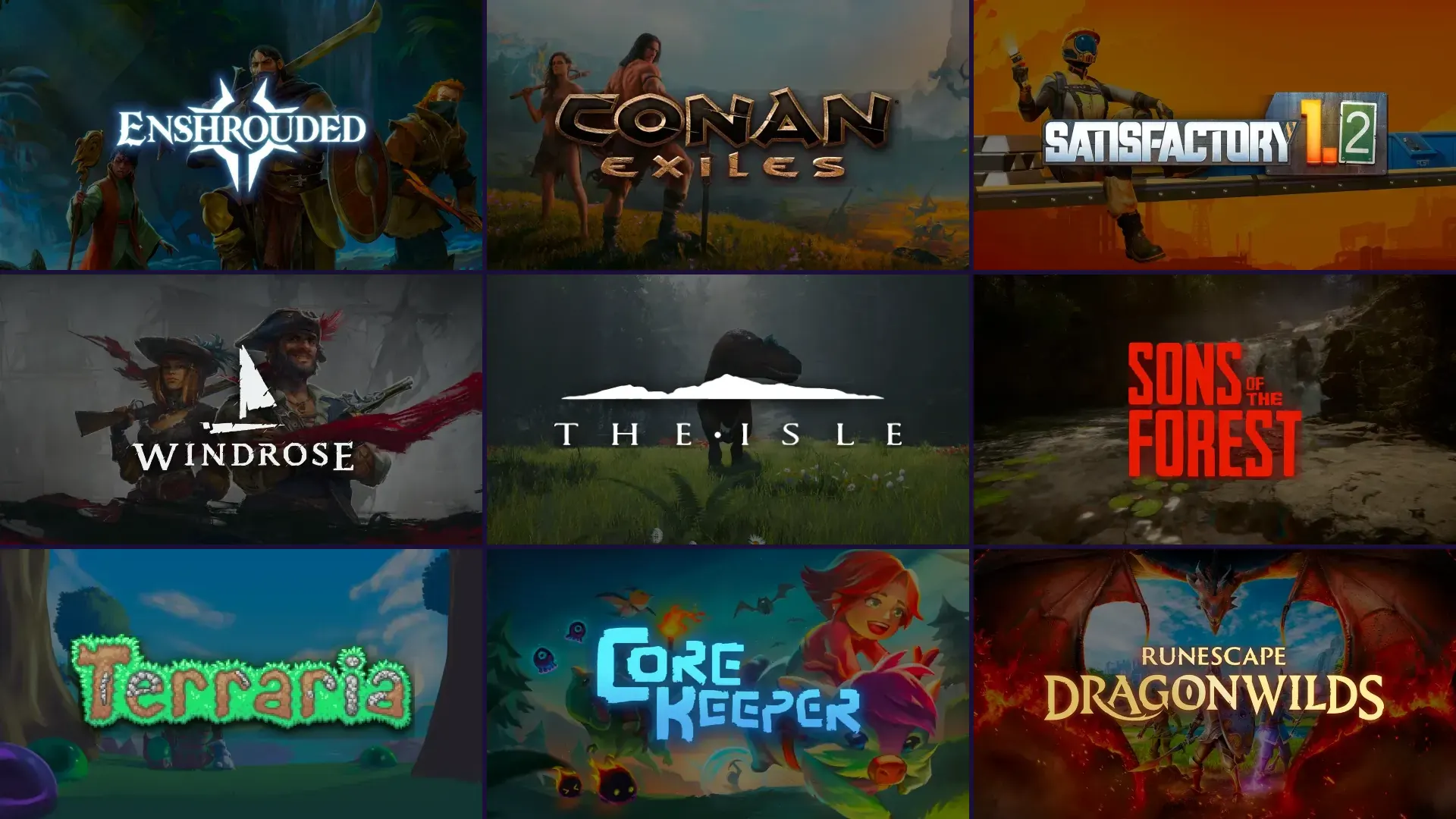 9 nouveaux jeux chez YorkHost : Enshrouded, Conan Exiles, Satisfactory…